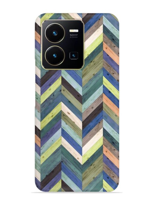 Chevron Random Color Snap Case for Vivo Y35 Zapvi