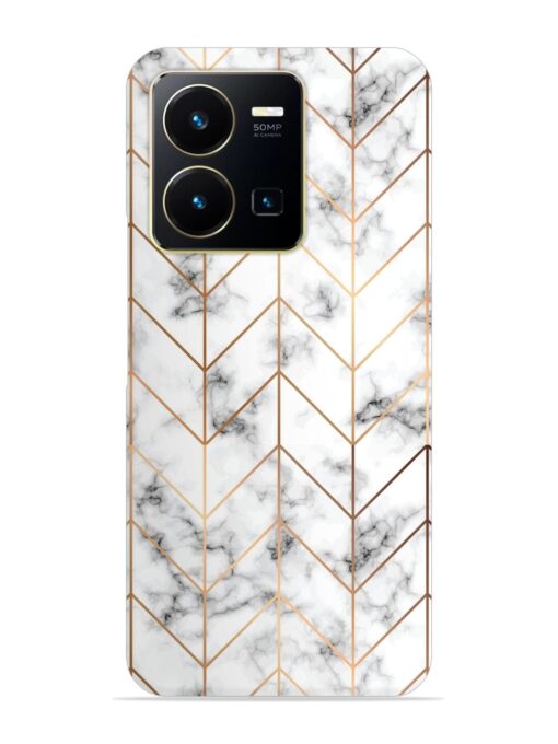 Vector Marble Texture Snap Case for Vivo Y35 Zapvi