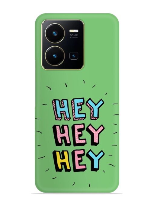 Hey Vector Cartoon Snap Case for Vivo Y35 Zapvi