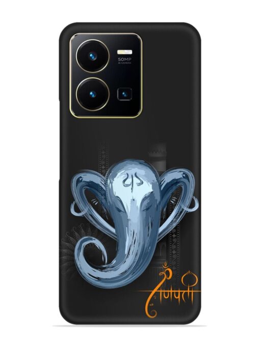 Illustration Lord Ganpati Snap Case for Vivo Y35 Zapvi