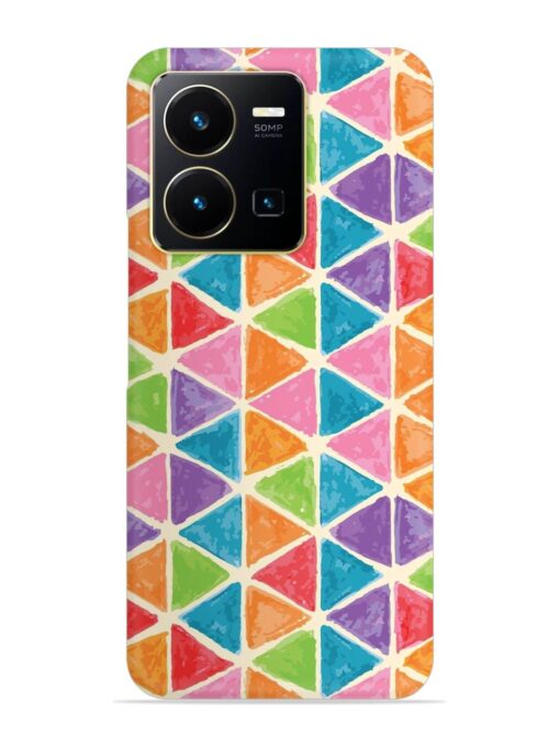 Seamless Colorful Isometric Snap Case for Vivo Y35