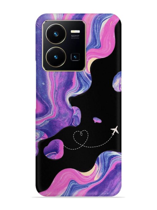 Glitter Art Snap Case for Vivo Y35 Zapvi