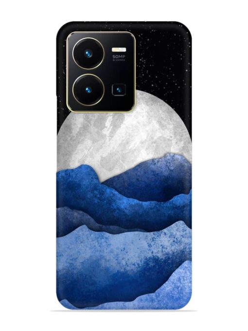 Full Moon Mountain Vector Snap Case for Vivo Y35