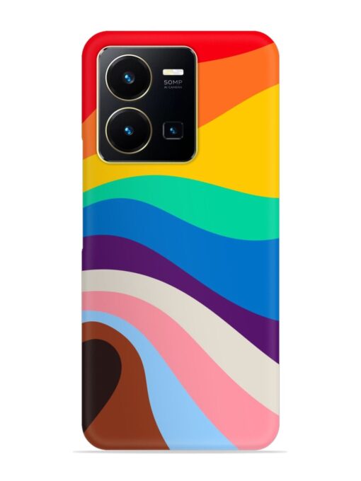 Minimal Pride Art Snap Case for Vivo Y35 Zapvi