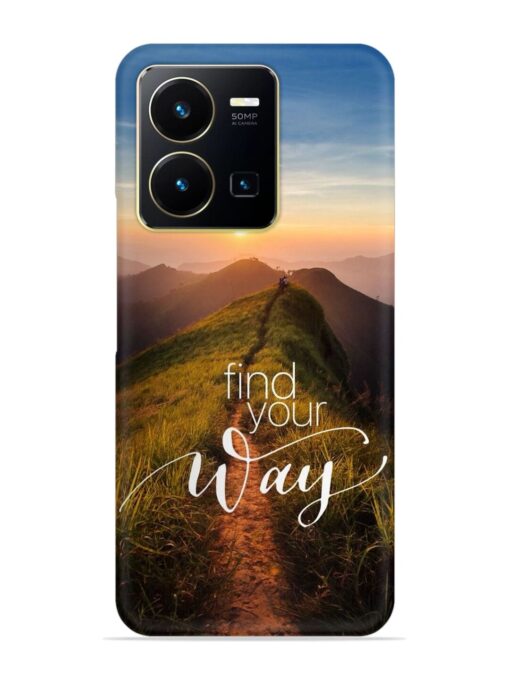 Find Your Way Snap Case for Vivo Y35 Zapvi