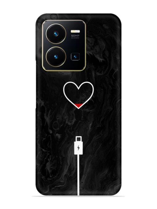 Heart Charging Vector Snap Case for Vivo Y35