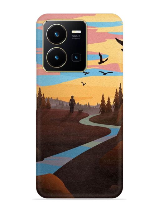 Natural Landscape Art Snap Case for Vivo Y35 Zapvi