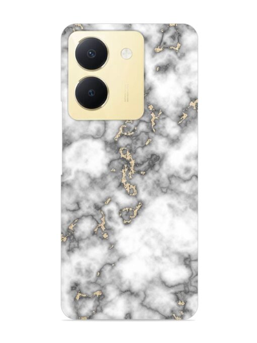 Gray And Gold Marble Snap Case for Vivo Y36 Zapvi