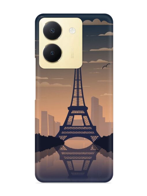 France Paris Eiffel Tower Gradient Snap Case for Vivo Y36 Zapvi