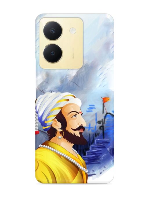 Shivaji Maharaj Color Paint Art Snap Case for Vivo Y36