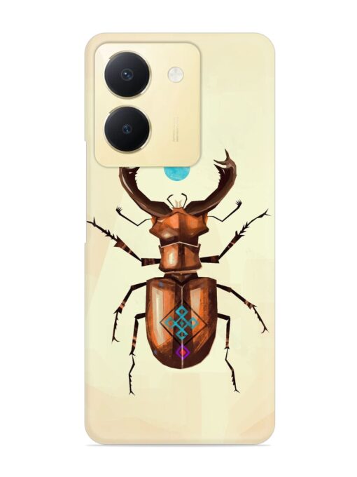 Stag Beetle Vector Snap Case for Vivo Y36