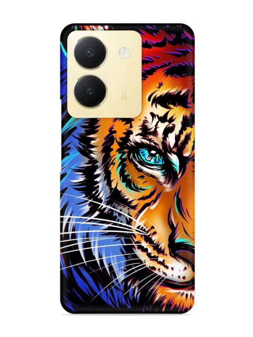 Colorful Lion Art Snap Case for Vivo Y36