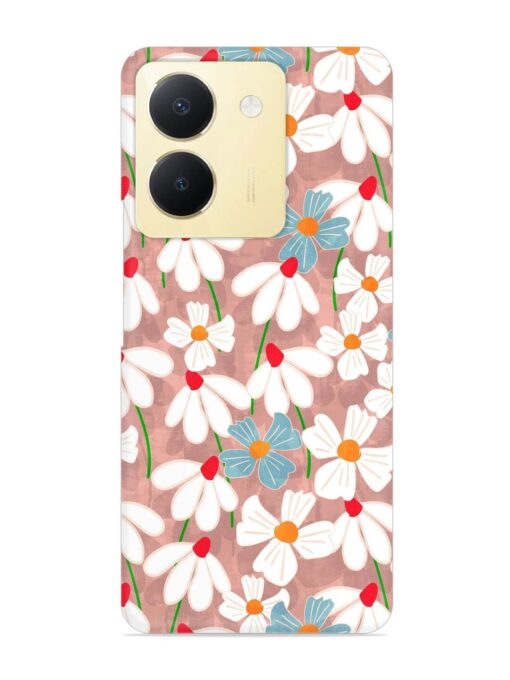 Abstract Petal Flowers Snap Case for Vivo Y36