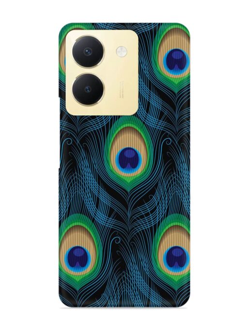 Seamless Pattern Peacock Snap Case for Vivo Y36