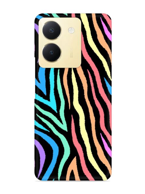 Colorful Abstract Zebra Snap Case for Vivo Y36