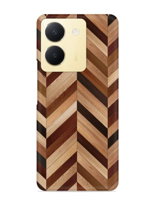 Seamless Wood Parquet Snap Case for Vivo Y36