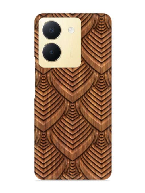 Carved Pattern On Snap Case for Vivo Y36