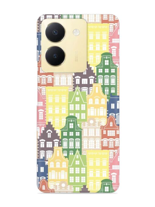 Seamless Shapes Pattern Snap Case for Vivo Y36