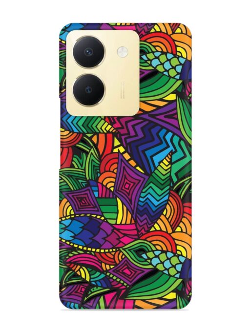 Abstract Multicolor Seamless Snap Case for Vivo Y36