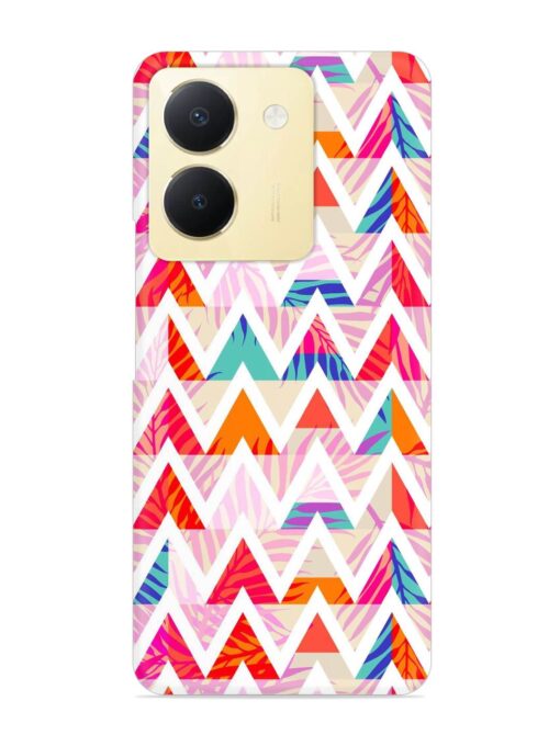 Abstract Triangle Background Snap Case for Vivo Y36