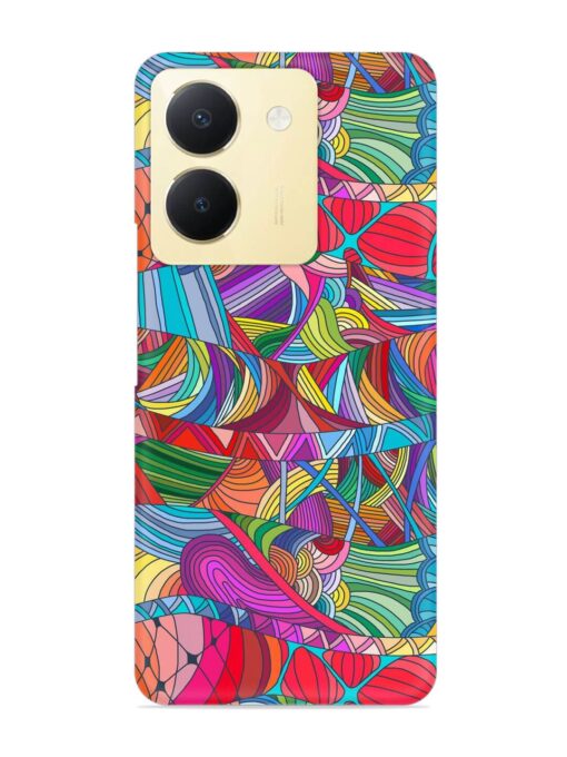 Seamless Patterns Hand Drawn Snap Case for Vivo Y36