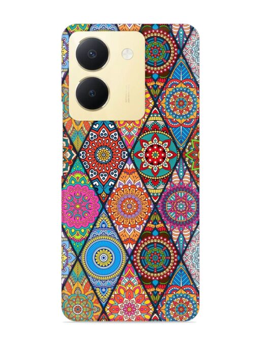 Seamless Tile Pattern Snap Case for Vivo Y36