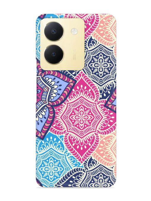 Ethnic Floral Seamless Snap Case for Vivo Y36