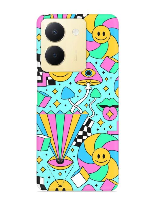 Trippy Rainbow 60S Snap Case for Vivo Y36