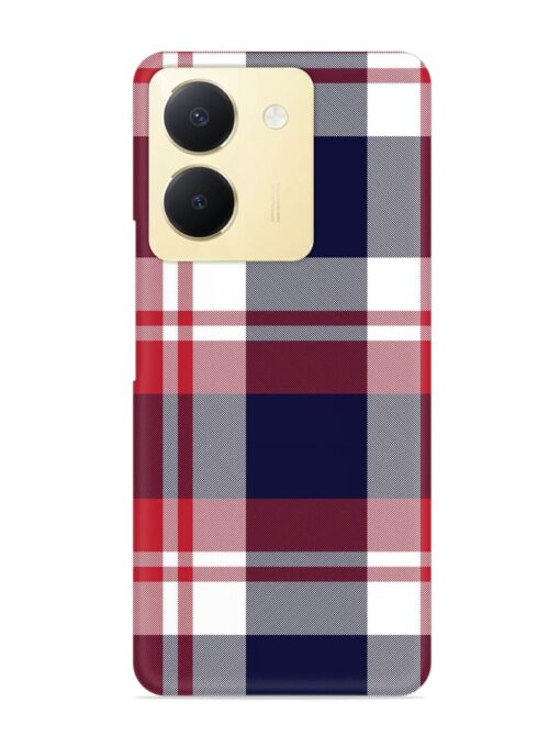 Classic Plaid Tartan Snap Case for Vivo Y36