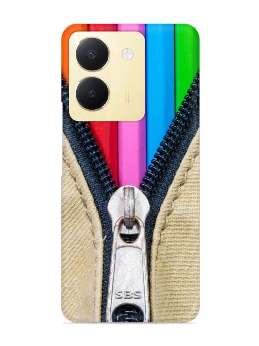 Zip In Color Snap Case for Vivo Y36 Zapvi