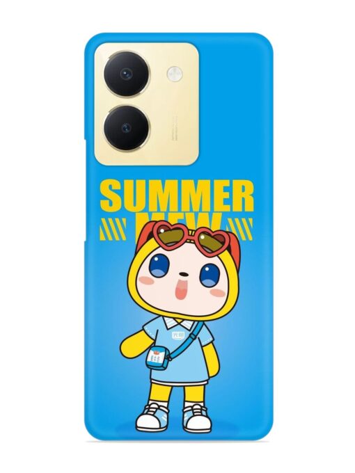 Summer Mew Cartoon Snap Case for Vivo Y36