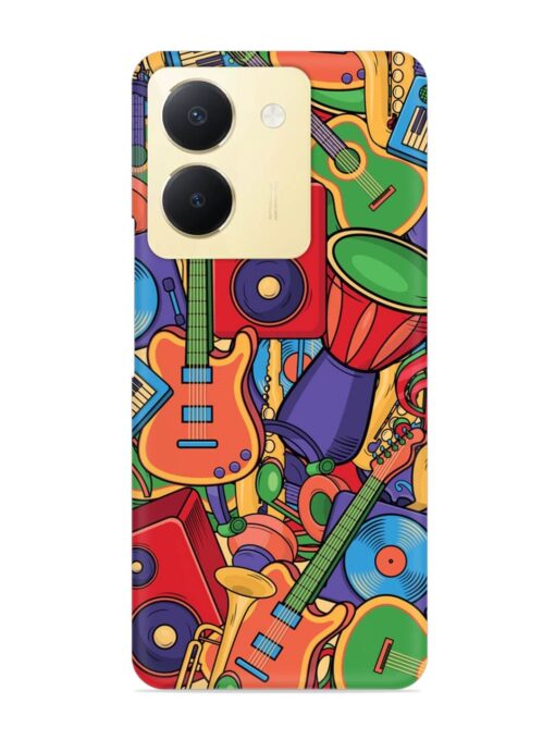 Colorful Music Art Snap Case for Vivo Y36