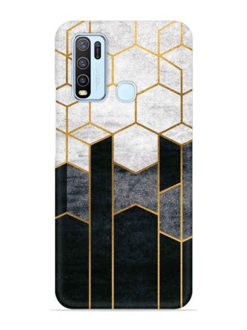 Cube Marble Art Snap Case for Vivo Y50 Zapvi