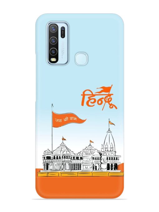 Ram Mandir Hindu Snap Case for Vivo Y50 Zapvi