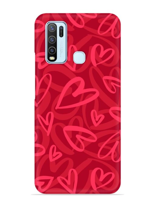 Seamless Romantic Pattern Snap Case for Vivo Y50 Zapvi