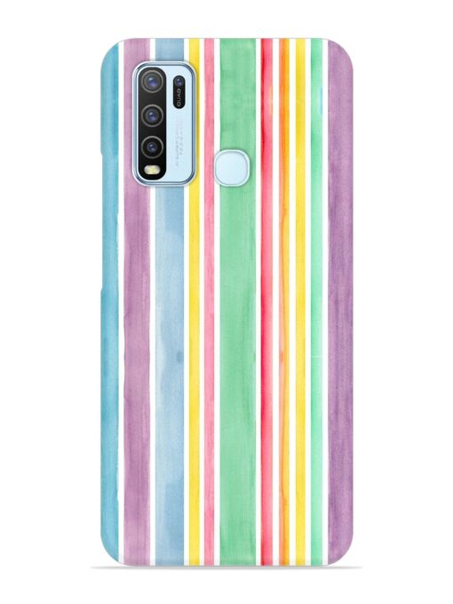 Hand Drawn Watercolor Snap Case for Vivo Y50 Zapvi