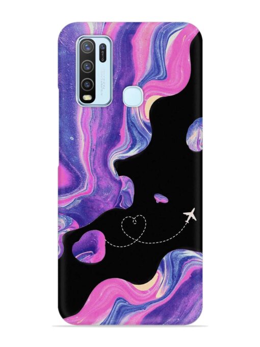 Glitter Art Snap Case for Vivo Y50 Zapvi