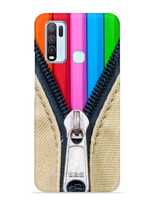 Zip In Color Snap Case for Vivo Y50 Zapvi