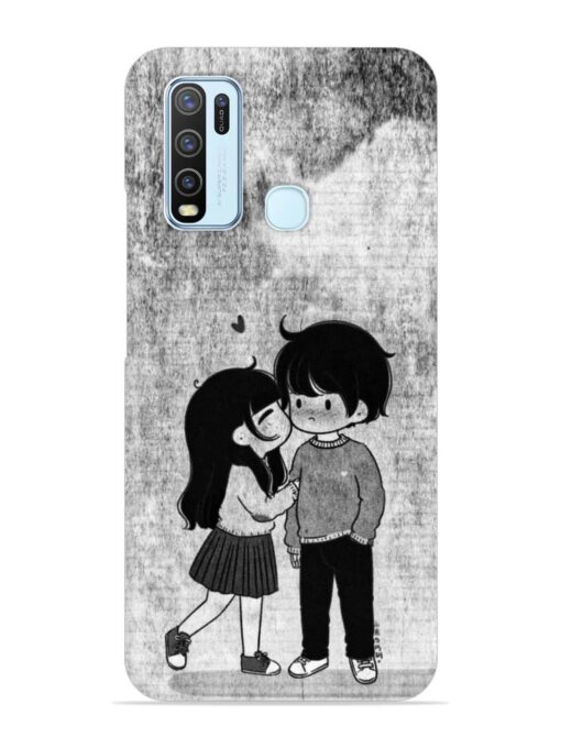 Couple Love Highlights Snap Case for Vivo Y50 Zapvi