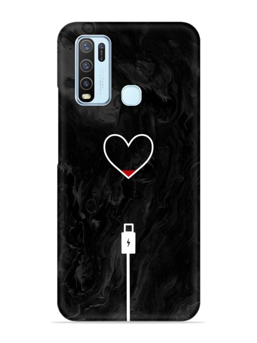 Heart Charging Vector Snap Case for Vivo Y50 Zapvi