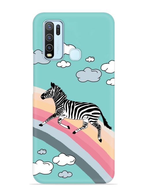 Running Zebra Snap Case for Vivo Y50 Zapvi