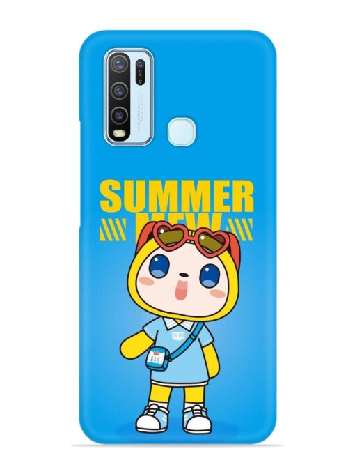 Summer Mew Cartoon Snap Case for Vivo Y50 Zapvi