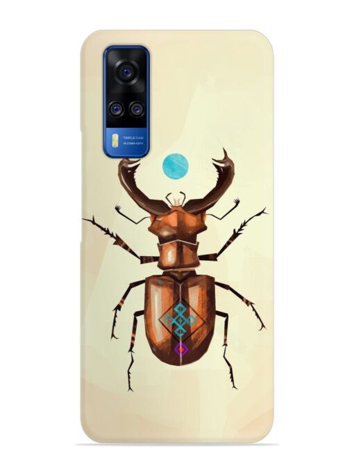 Stag Beetle Vector Snap Case for Vivo Y51 Zapvi