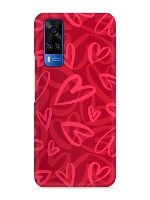 Seamless Romantic Pattern Snap Case for Vivo Y51 Zapvi