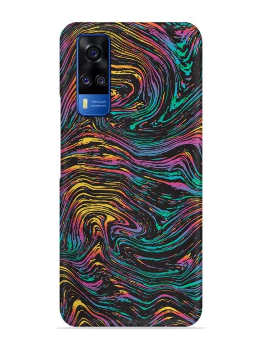 Abstract Liquid Colors Snap Case for Vivo Y51 Zapvi