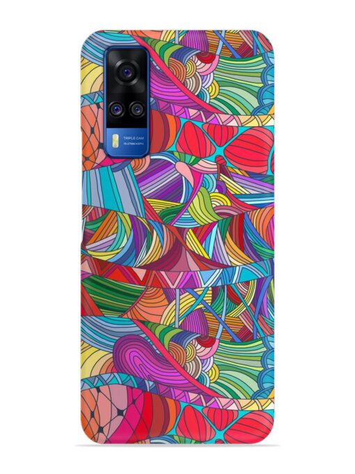 Seamless Patterns Hand Drawn Snap Case for Vivo Y51 Zapvi