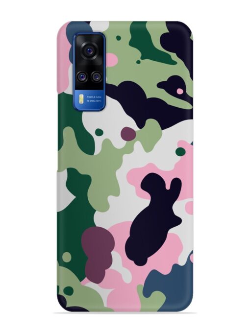 Seamless Funky Camouflage Snap Case for Vivo Y51 Zapvi