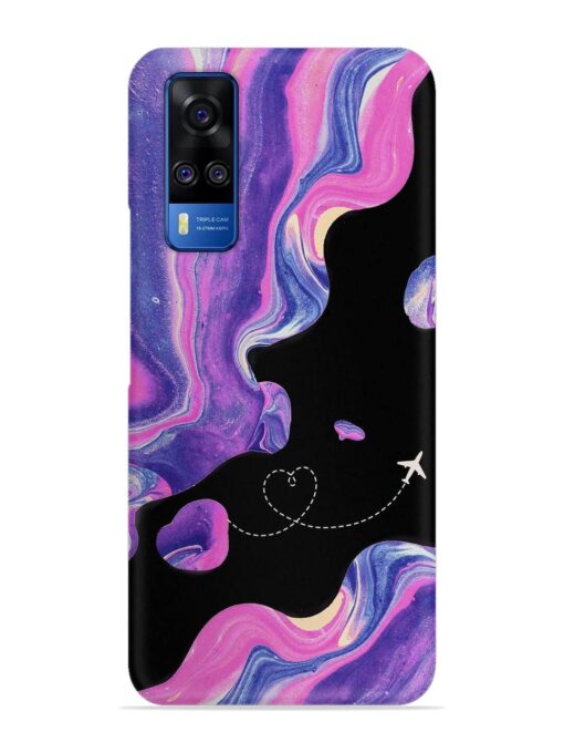 Glitter Art Snap Case for Vivo Y51 Zapvi