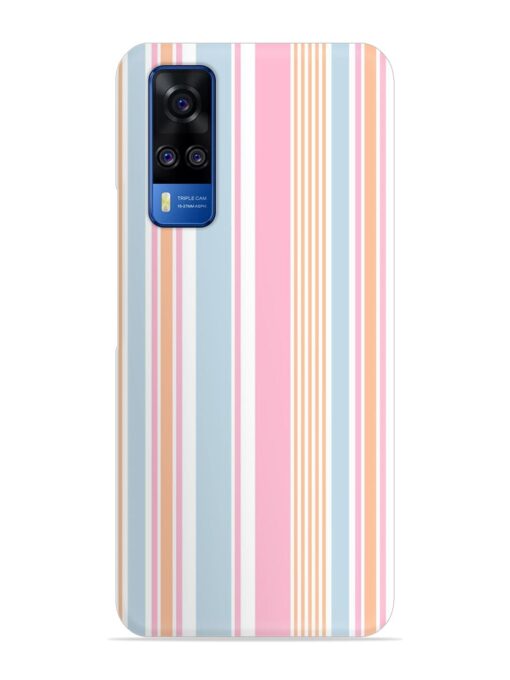 Stripe Seamless Pattern Snap Case for Vivo Y51