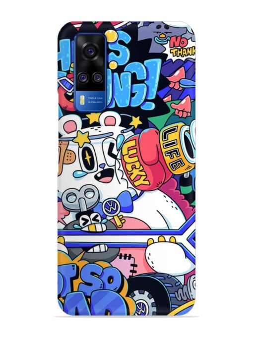 Universal Doodle Snap Case for Vivo Y51 Zapvi